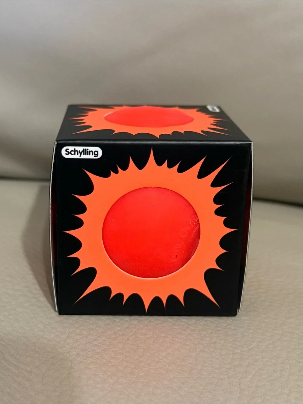 NEW NeeDoh Glow In The Dark ORANGE Squishy Fidget Toy Stress Ball Authentic!